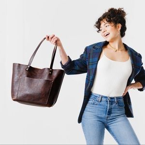 Portland Leather Co Coldbrew Large Tote Purse